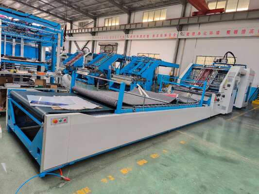 Durable Automatic Flute Laminator Machine Providing Consistent High Speed Lamination for Corrugated Cardboard Sheets