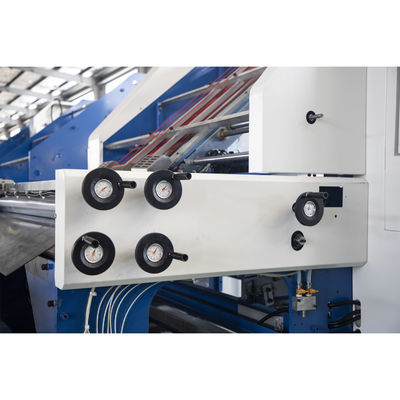 কার্ডবোর্ড কার্ডবোর্ড ফ্লুট ল্যামিনেশন পেস্টিং মেশিন মাল্টিফাংশনাল র্যাক সহ