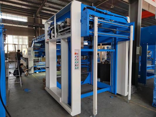 Gfs 24000pcs/Hour হাই স্পিড ঘূর্ণায়মান শীট ফ্লুট লেমিনেটিং মেশিন ওভারল্যাপ খাওয়ানো সঙ্গে