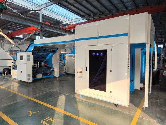 নিবন্ধন নির্ভুলতা ±1mm ঢেউতোলা কাগজ ল্যামিনেটিং সরঞ্জাম নীচে কাগজের পুরুত্ব 300gsm 10mm ঢেউতোলা বোর্ড শিল্প জন্য উপযুক্ত