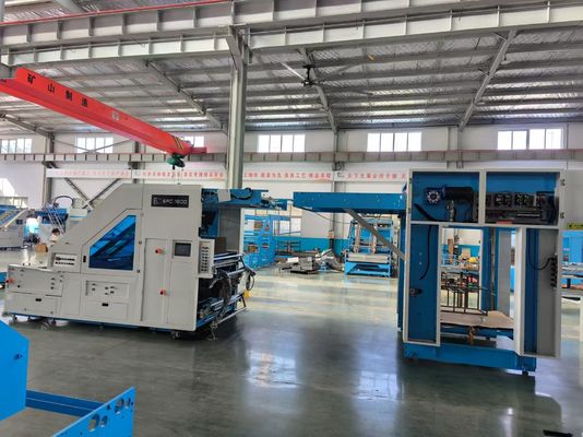 স্বয়ংক্রিয় সার্ভো কন্ট্রোল এবং সংশোধন সহ তরঙ্গযুক্ত কাগজের জন্য উচ্চ নির্ভুলতা শীট থেকে শীট ল্যামিনেটিং মেশিন