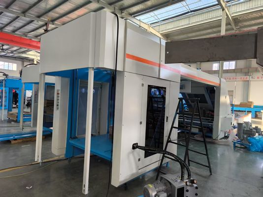 কার্ডবোর্ড ল্যামিনেশনের জন্য সর্বাধিক লাইন গতি ২১০মি/মিনিট এবং সর্বাধিক শীট সাইজ ১৫০০*১৫০০মিমি সহ উচ্চ গতির ফ্লুট ল্যামিনেটর মেশিন