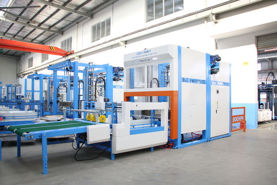 12000pcs/ঘন্টা গতির সাথে ঘূর্ণিত কার্ডবোর্ড উৎপাদনের জন্য স্বয়ংক্রিয় উচ্চ উৎপাদন ফ্লিপ ফ্লপ স্ট্যাকার মেশিন