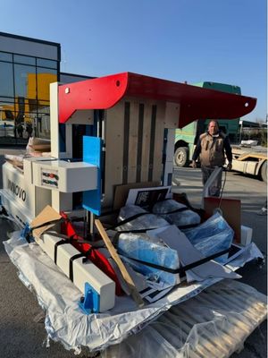 পিটি-১৩০০/১৬৫০ পিল টার্নার মেশিন ১.৫ টন লোডিং ওজন এবং মুদ্রণ ও প্যাকেজিংয়ের জন্য ৫০*৬০ সেমি মিনি উপাদান আকার