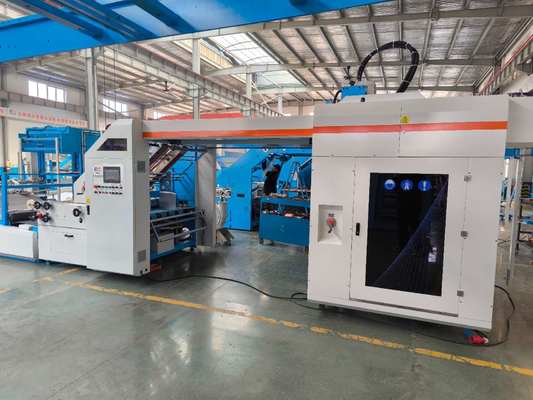 স্বয়ংক্রিয় হাই স্পিড ফ্লুট ল্যামিনেটর ল্যামিনেটিং মেশিন জন্য corrugated কার্ডবোর্ড Lamination লিথো ল্যামিনেটর