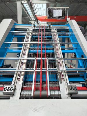 হাই স্পিড শীট টু শীট 5ply ল্যামিনেটিং মেশিন সার্ভো কন্ট্রোল সঙ্গে