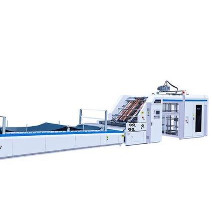 ঢেউতোলা কাগজের জন্য 380v 20kw স্বয়ংক্রিয় বাঁশি লেমিনেটিং মেশিন