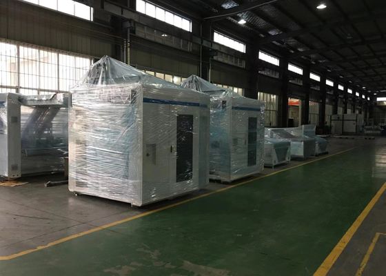 20KW 1500mm ঢেউতোলা বক্স ল্যামিনেশন মেশিন উচ্চ গতির উচ্চ নির্ভুলতা সম্পূর্ণ স্বয়ংক্রিয়