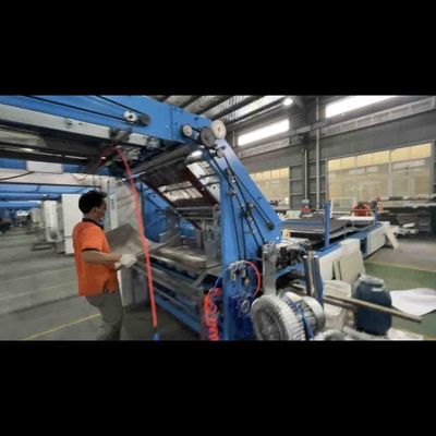 1700mm স্বয়ংক্রিয় উচ্চ গতির সার্ভো বাঁশি লেমিনেটিং মেশিন কার্ডবোর্ড ঢেউতোলা