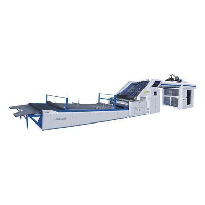 GFS1500 স্বয়ংক্রিয় তরঙ্গযুক্ত ল্যামিনেটিং মেশিন শীর্ষ শীট সমন্বয়কারী 200m/মিনিট 20KW