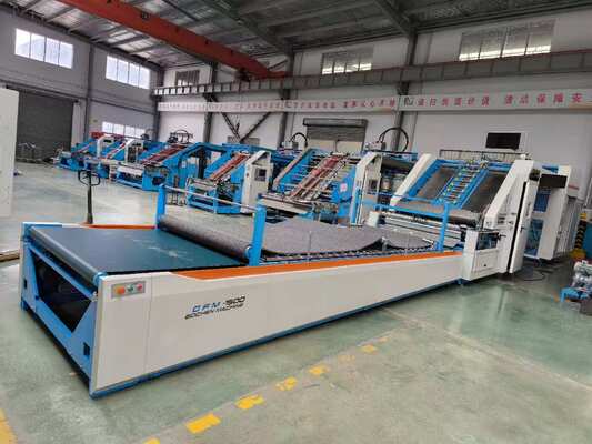 হাই স্পিড ফ্লুট ল্যামিনেটর মেশিন নমনীয় শীট খাওয়ানোর বিকল্প এবং এবং corrugated ল্যামিনেট জন্য ডিজিটাল আঠালো নিয়ন্ত্রণ প্রস্তাব