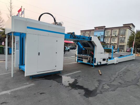 হাই স্পিড 10 সার্ভোস ফ্লুট ল্যামিনেটর মেশিন